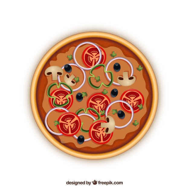 Vegetarian pizza