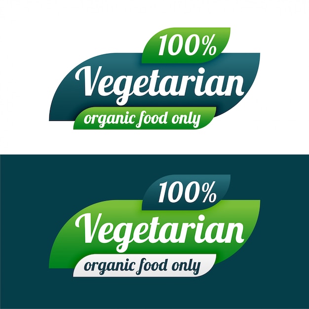 Free Vector vegetarian symbol for vegan food