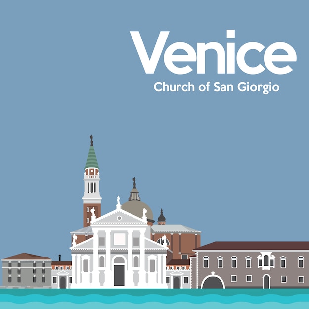 Free Vector venice background design