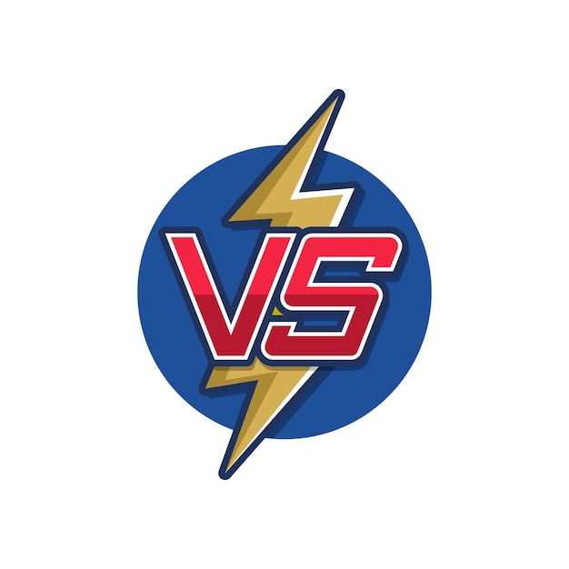 Versus logo template design