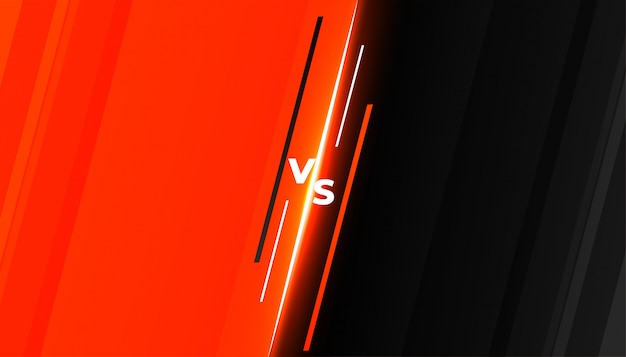 Versus vs competition battle background template design