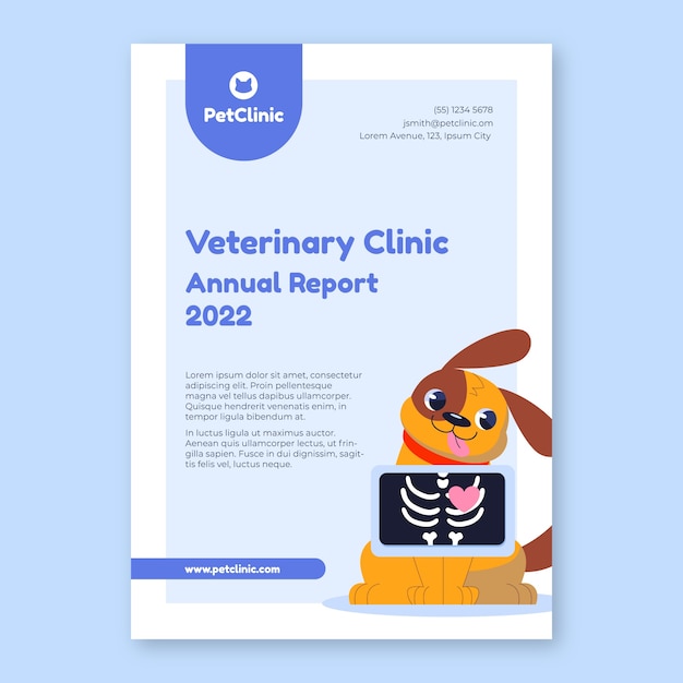 Veterinary clinic annual report template