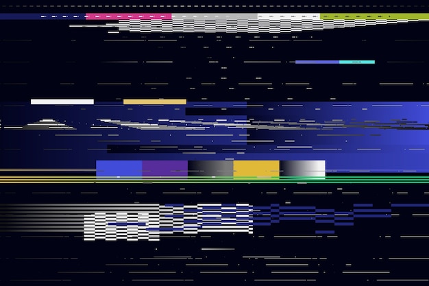 Free Vector vhs effect background