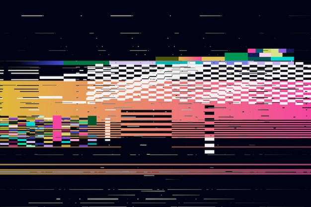 Free Vector vhs effect background