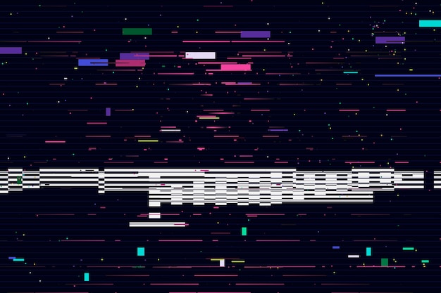 Free vector vhs effect background