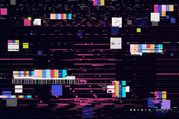 Free Vector vhs effect background