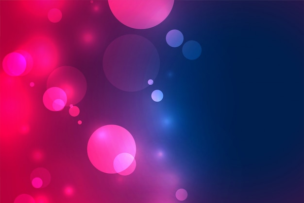 Vibrant bokeh blurry light effect background 