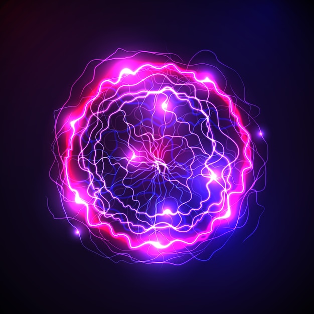 Vibrant electric ball light effect