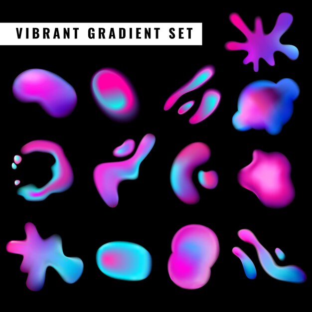 Vibrant Gradient Design Set