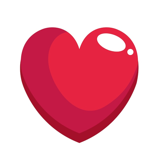 Free Vector video game item heart