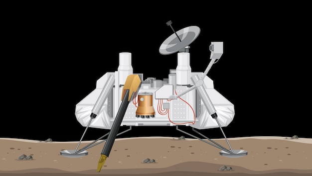 Free Vector viking 1 spacecraft vector