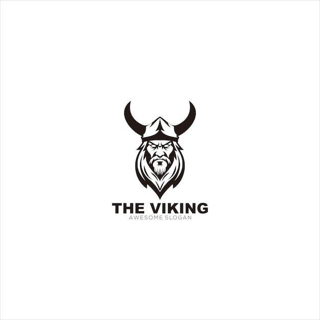 Free vector viking logo mascot e sport illustration