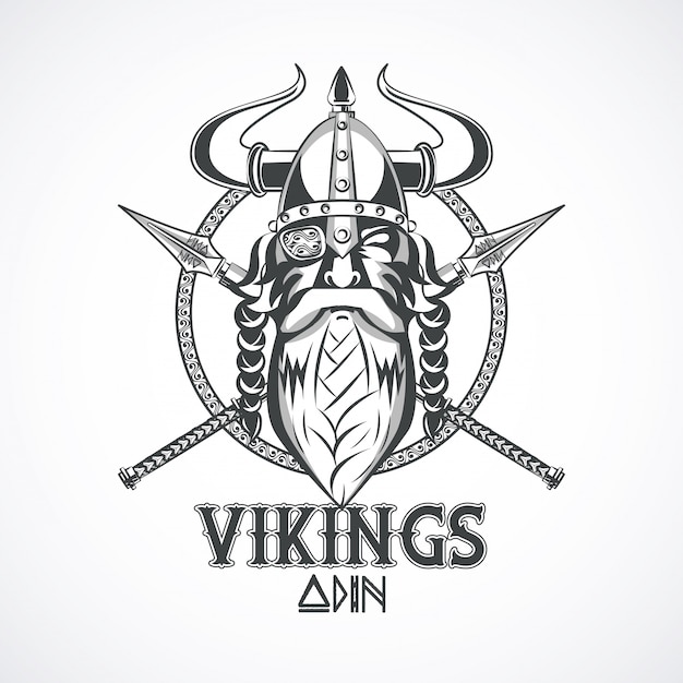 Vikings warriors printed tshirt 