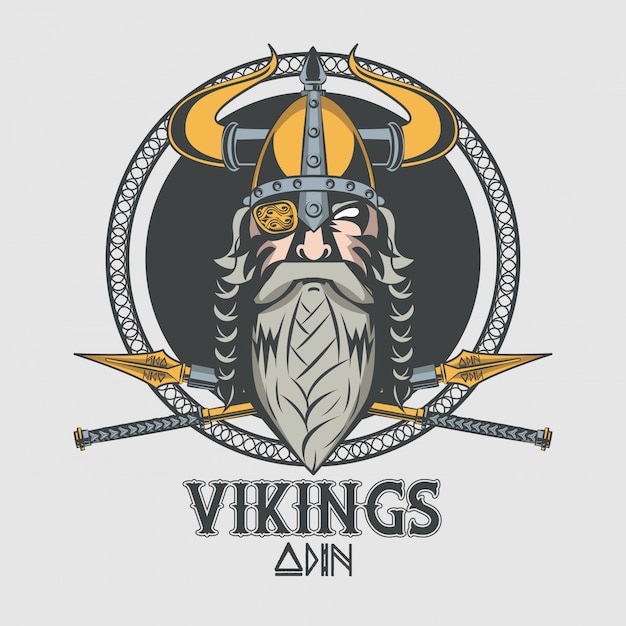 Vikings warriors printed tshirt 