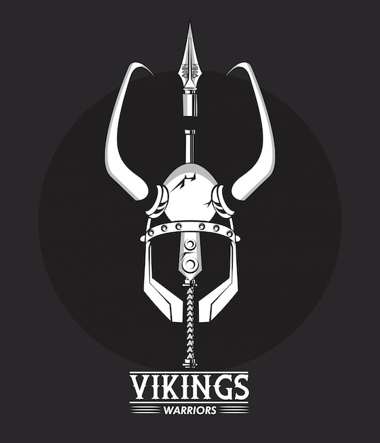 Vikings warriors printed tshirt 