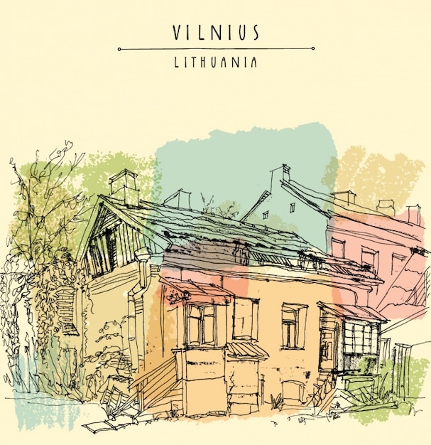 Vilnius background design