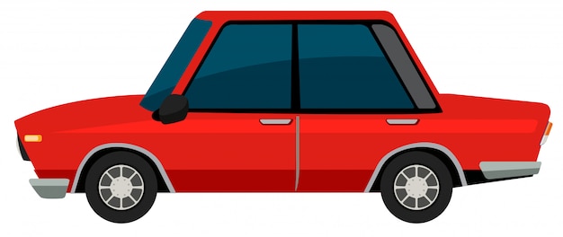 Free Vector a vinatge car on white background