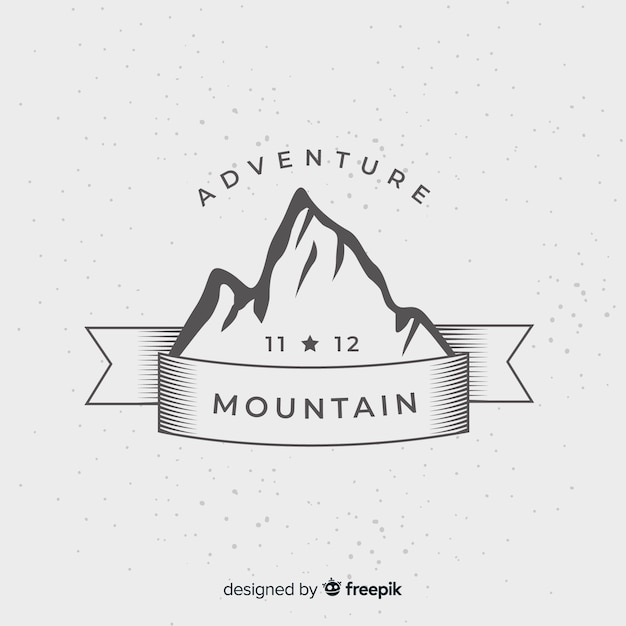 Free vector vintage adventure logo