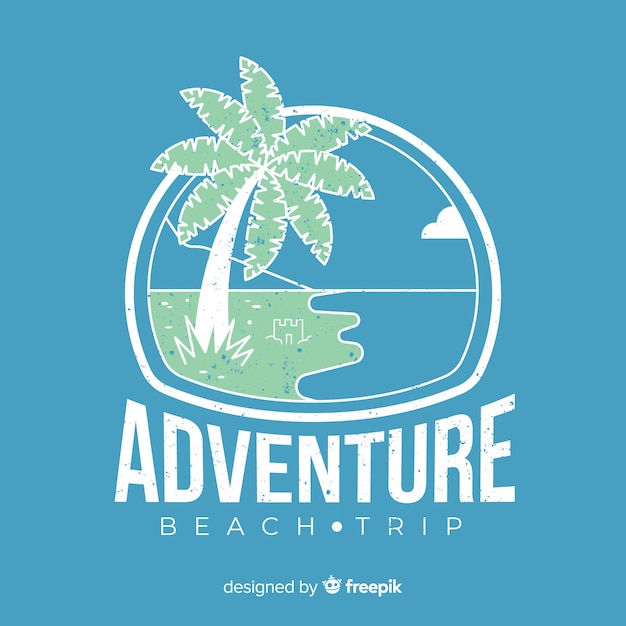 Free Vector vintage adventure logo