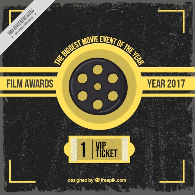 Free Vector vintage awards event background