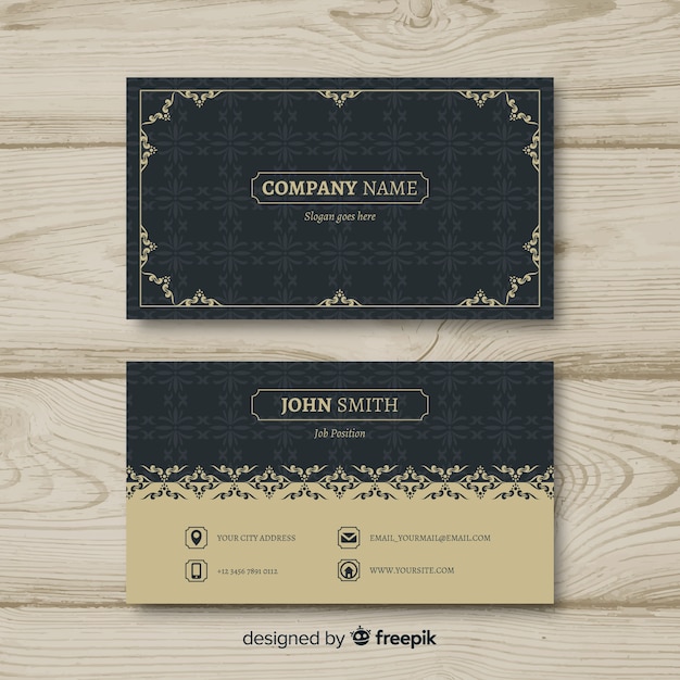 Vintage business card