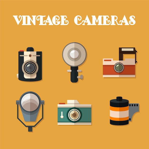 Vintage cameras collection