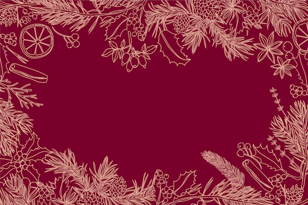 Vintage christmas background