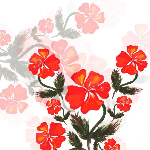 Free Vector vintage floral background