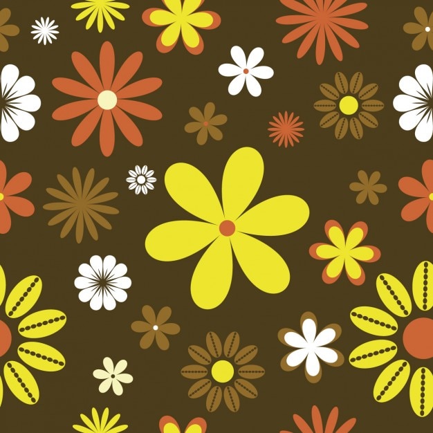 Free Vector vintage floral background