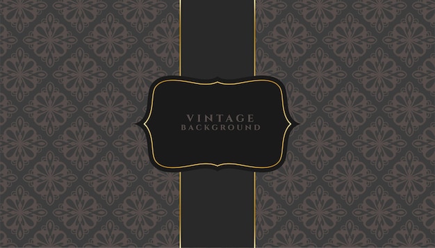 Free vector vintage floral texture style invitation background