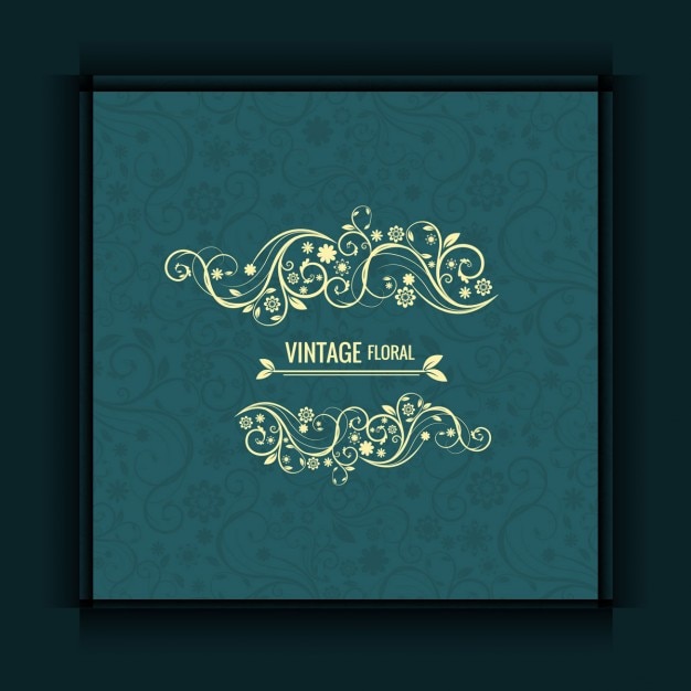 Free Vector vintage frame background