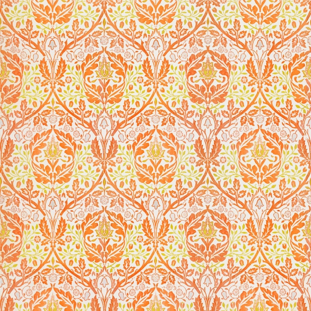 Free Vector vintage golden bough pattern vector