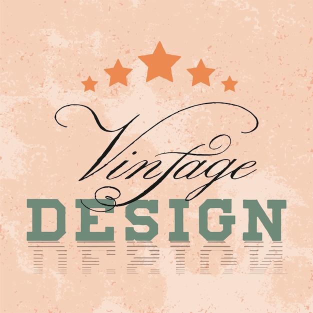 Free vector vintage mockup logo design vector