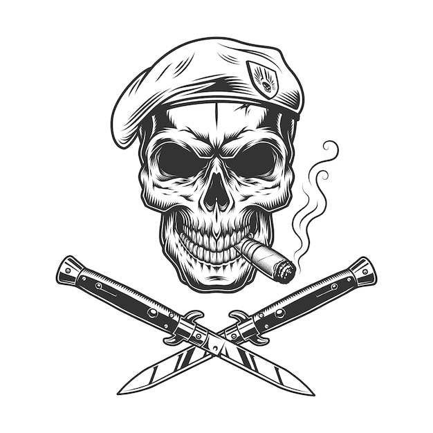 Free vector vintage monochrome military