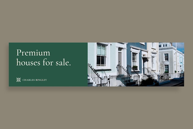 Vintage mr bingley real estate linkedin banner