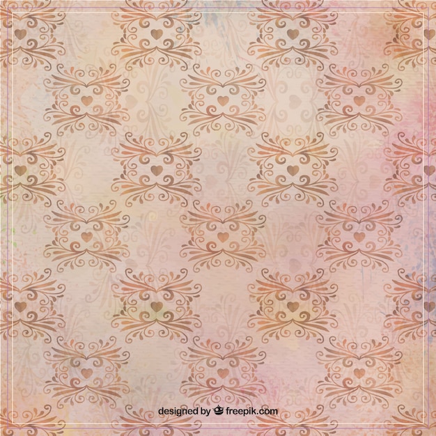 Free Vector vintage ornamental background