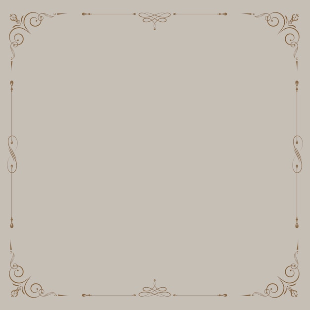 Free Vector vintage ornamental framed background