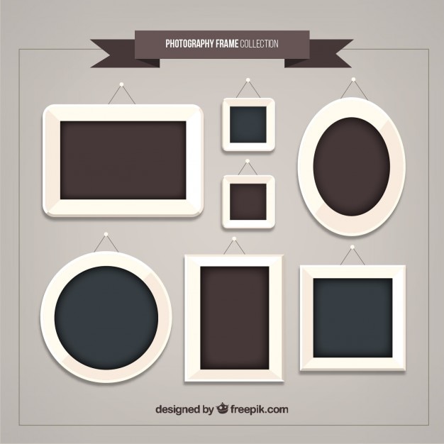 Free Vector vintage photography frames