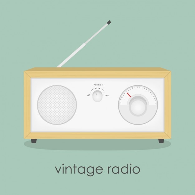 Free vector vintage radio design