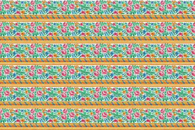 Free Vector vintage rose pattern background vector