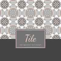 Free vector vintage wall tiles