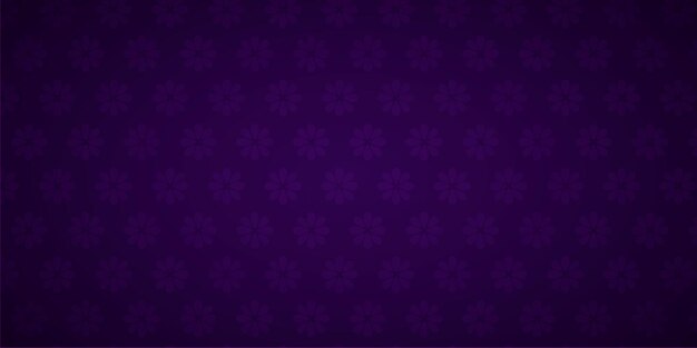 Violet Colour Flower Pattern Background Abstract Banner Multipurpose Design