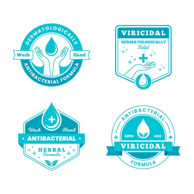 Viricidal and bactericidal cleaner labels