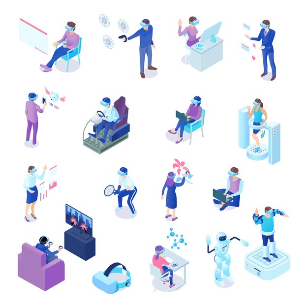 Virtual Reality Isometric Set