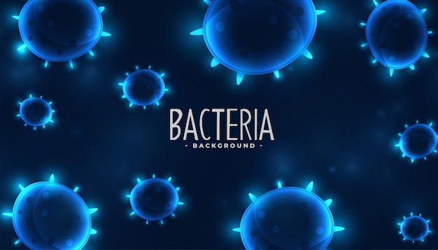 Free Vector virus or bacteria infection cells background