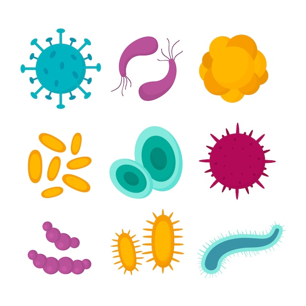 Free Vector virus collection