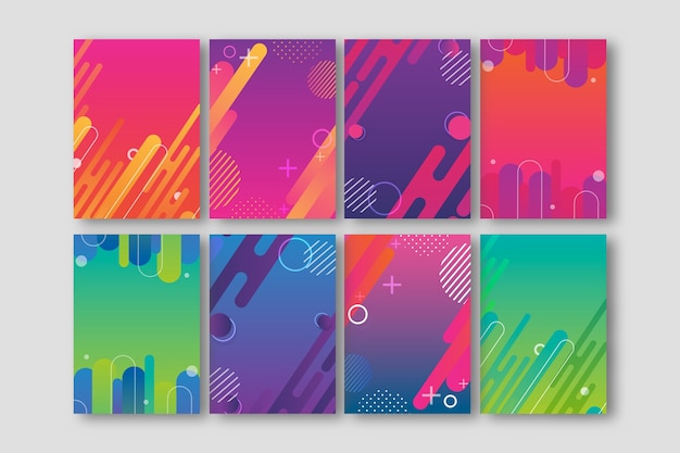 Vivid-coloured abstract shapes cover collection