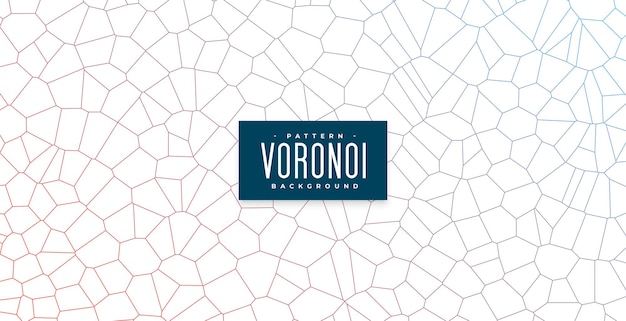 Voronoi pattern lines grid mesh background