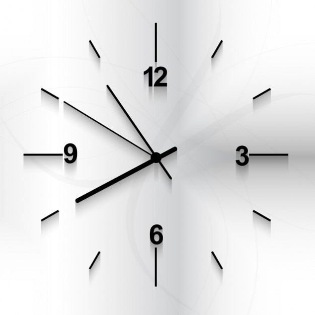 Free Vector wall clock background