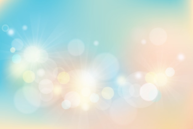 Wallpaper with bokeh design